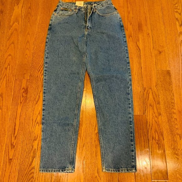 Calvin Klein vintage 90s Straight leg blue jeans easy fit size 10 NWT - Picture 1 of 16